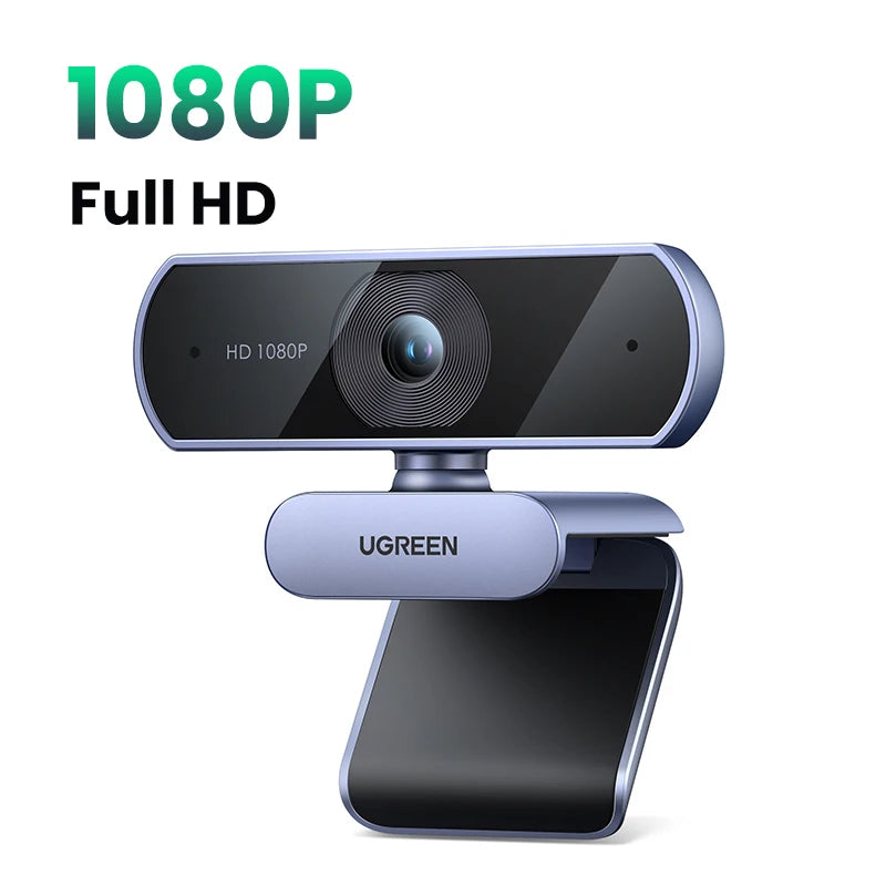 【RU】UGREEN USB 4K 2K 1080P HD Mini For Web Dual Microphones for Youtube Video Calling web cam