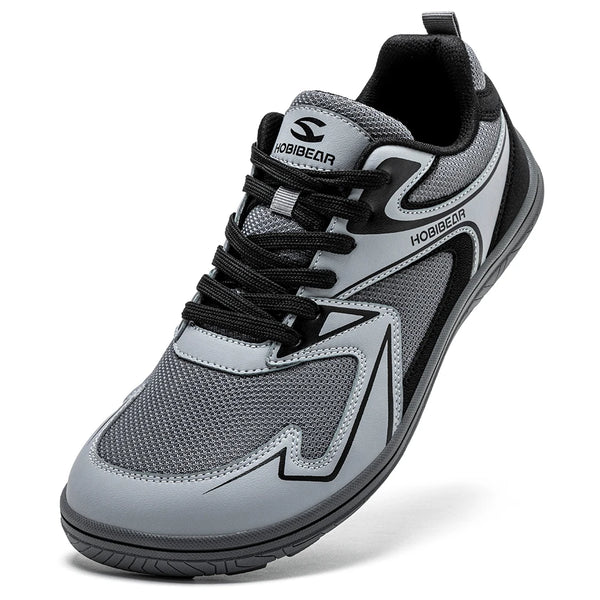 HOBIBEAR Barefoot Minimalist Shoes Unisex Wide Width Outdoor Running Sneakers Zero-Drop Non Slip Walking Shoes for Women Men