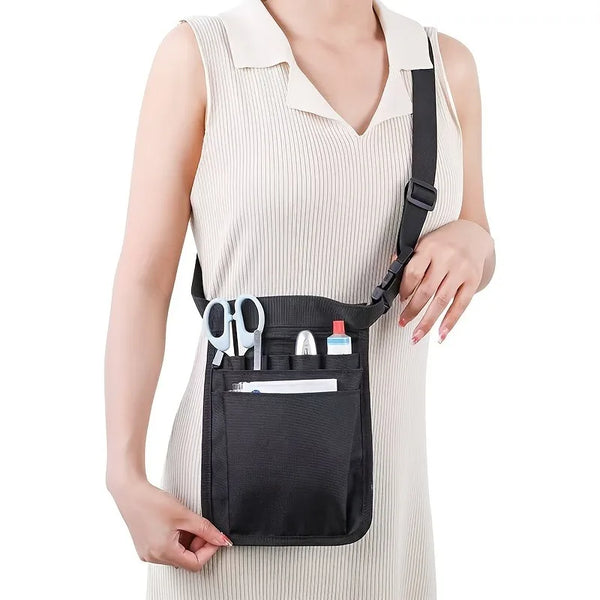 1pc Multifunctional Tool Bag,Includes Dedicated Slots for Order Pads Pens,Suitable for Various Restaurants Hotels Waiters Nurses