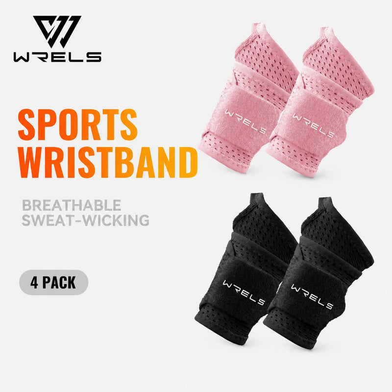 WRELS Compression Wristband Adjustable Wrist Brace Breathable Carpal Tunnel Pain Relief Sports Workout Sports Wrist Support