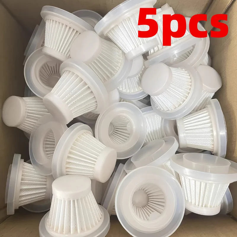 5pcs Vacuum HEPA Cleaner Filters,Reusable High-Efficiency Dust Bags,Universal Fit for Home Car,Cleaning Accessories Gift Set.