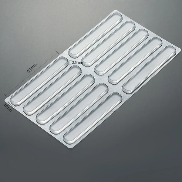 SEAMETAL 10Pcs Car Door Transparent Tape Anti Collision Protector Sticker Door Edge Protection Guard Strip for Home Office