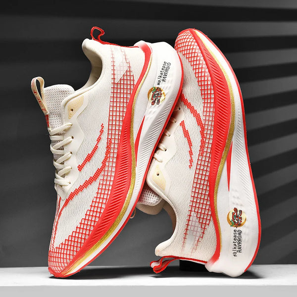 Couples light racing running shoes spring summer new soft sole outdoor casual sports shoes breathable men's women speed sneakers