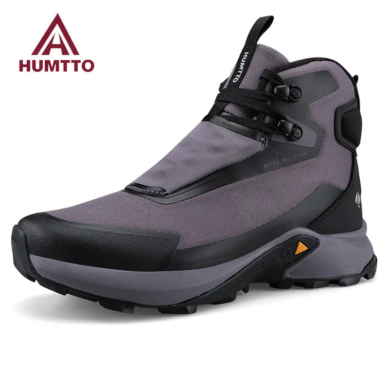 HUMTTO Breathable Non-slip Luxury Designer Hiking Boots Women Winter Trekking Shoes Outdoor Mountain Camping Sneaker for Woman
