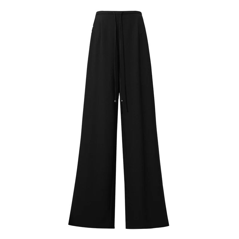 Amii Women Wide Leg Pants Ankle Length Office Autumn Casual Loose Trouser Versatile Essential Woman Bottoms Clothing 12623017