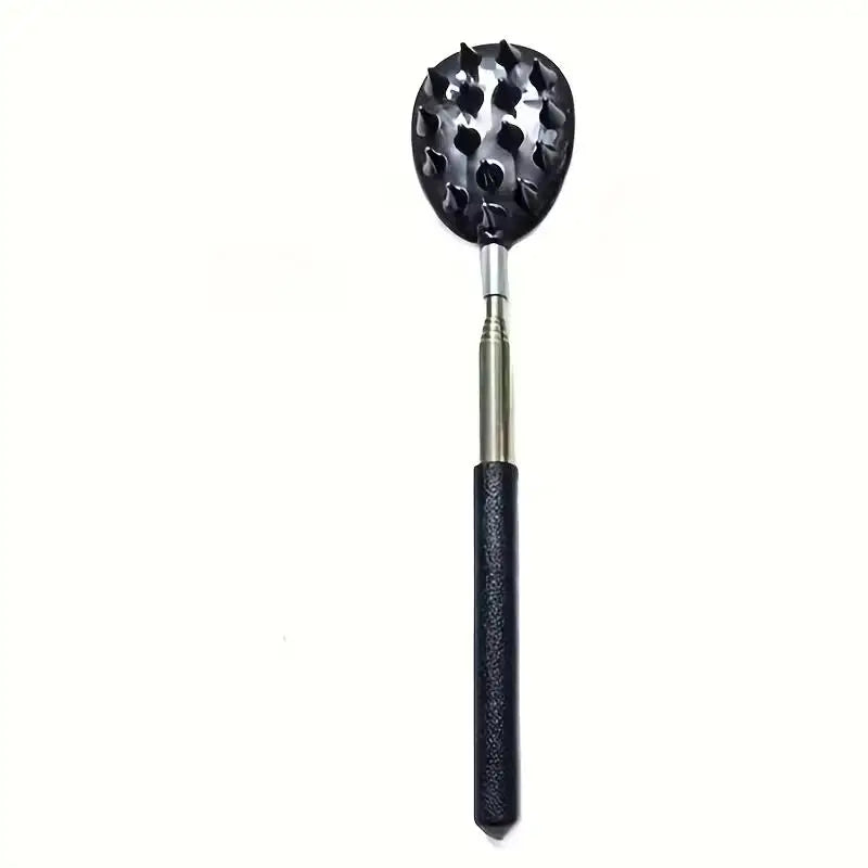 1pcs Extendable Cactus Back Scratcher – Heavy Duty PVC, 2 Spike Sizes, One-Handed Adjustable for Home & Travel