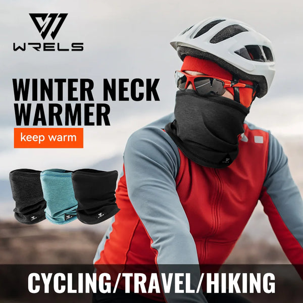 WRELS Half Face Mask for Motorcycle Cycling Winter Neck Warmer Gaiter Windproof Face Mask Ski Snowboard for Cold Weather Outdoor