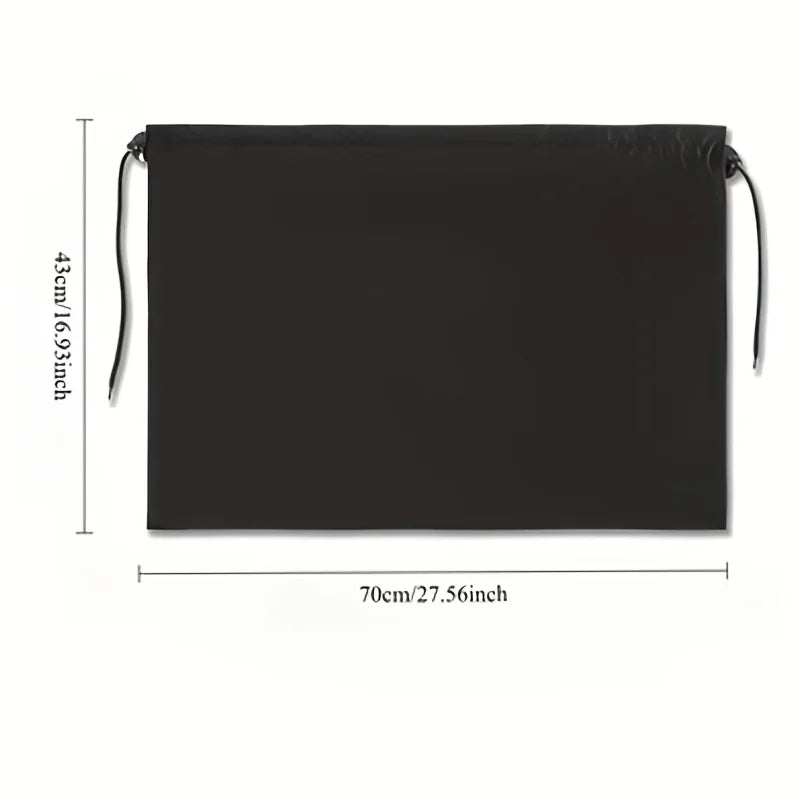 2pcs Car Side Window Sun Shades, Black Suction Cup Curtains, UV Block & Heat Insulation, Privacy Covers for Travel, Universal Ca