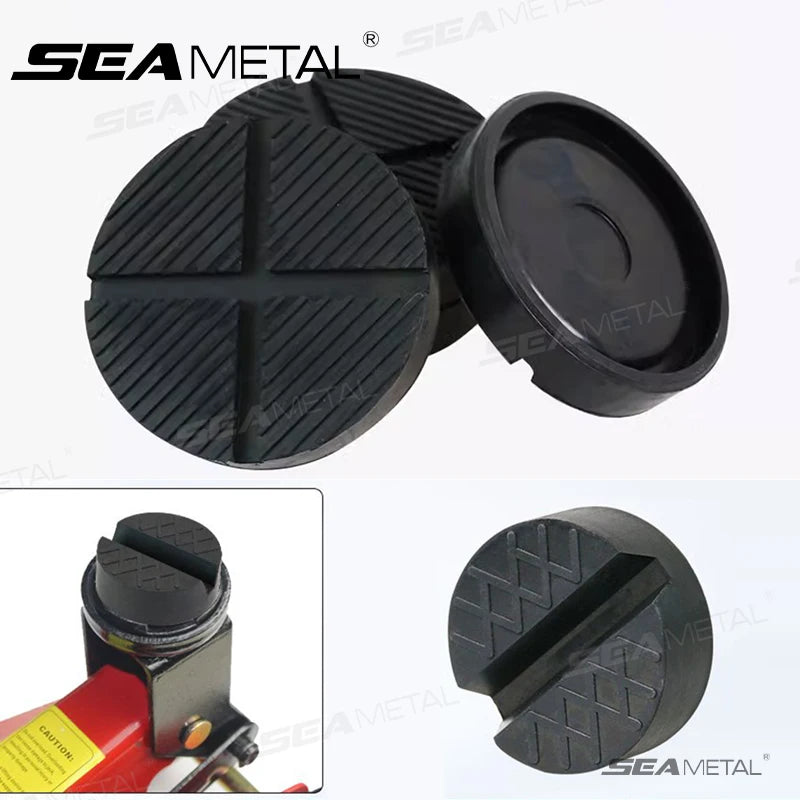 SEAMETAL 3 Sizes Universal Rubber Jack Pad Support Pinch Weld Slotted Floor Frame Rail Adapter Car Removal Repair Tool