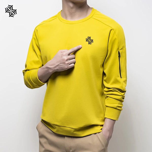 SBWL Autumn/Winter High Quality Men's/Women's Outdoor Sportswear Fashion Business Casual Breathable Crew-Neck Hoodie Loose Tops