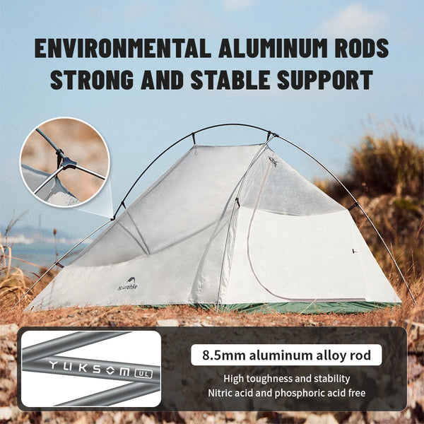 Naturehike New Cloud Up Base Camping Tent 1 2 3Person Lightweight Waterproof Backpacking Tent Outdoor Cycling Hiking Travel Tent