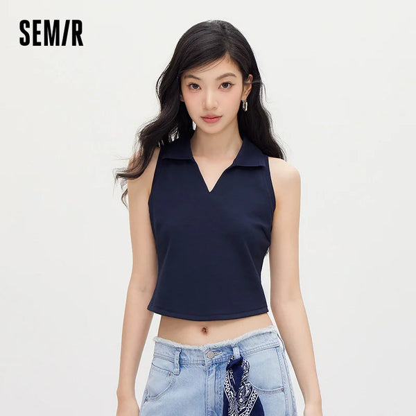 អាវកាក់ Semir សម្រាប់នារី រាងស្លីម រាងមូល រដូវក្ដៅ ឆ្នាំ២០២៦ សាមញ្ញ ធម្មតា