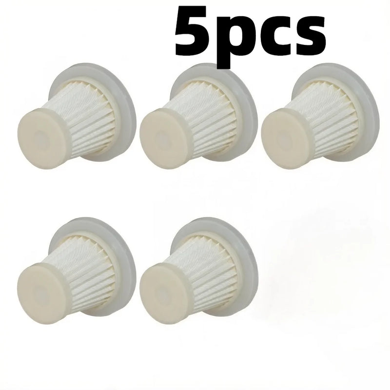 5pcs Vacuum HEPA Cleaner Filters,Reusable High-Efficiency Dust Bags,Universal Fit for Home Car,Cleaning Accessories Gift Set.