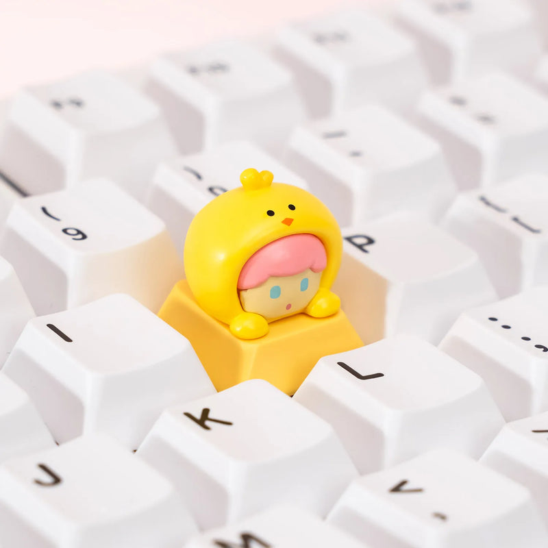 Akko Animal Artisan 3D Keycap & Switch Tester with Clicky Creamy Cyan Switch MX Mechanical Keyboard DIY Kawaii Desk Accessories