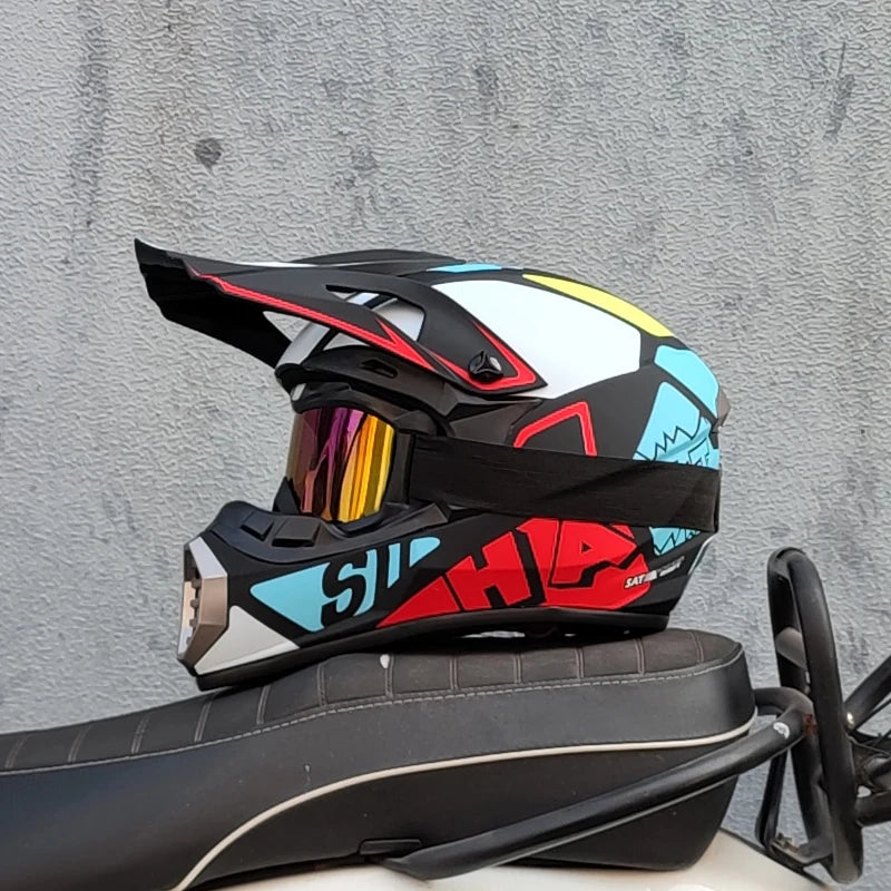 ORZ-126 Approved Lightweight Helmet Motorcycle Racing Bike Helmet Child ATV Bike Downhill MTB DH Cross Helmet capacetes DOT
