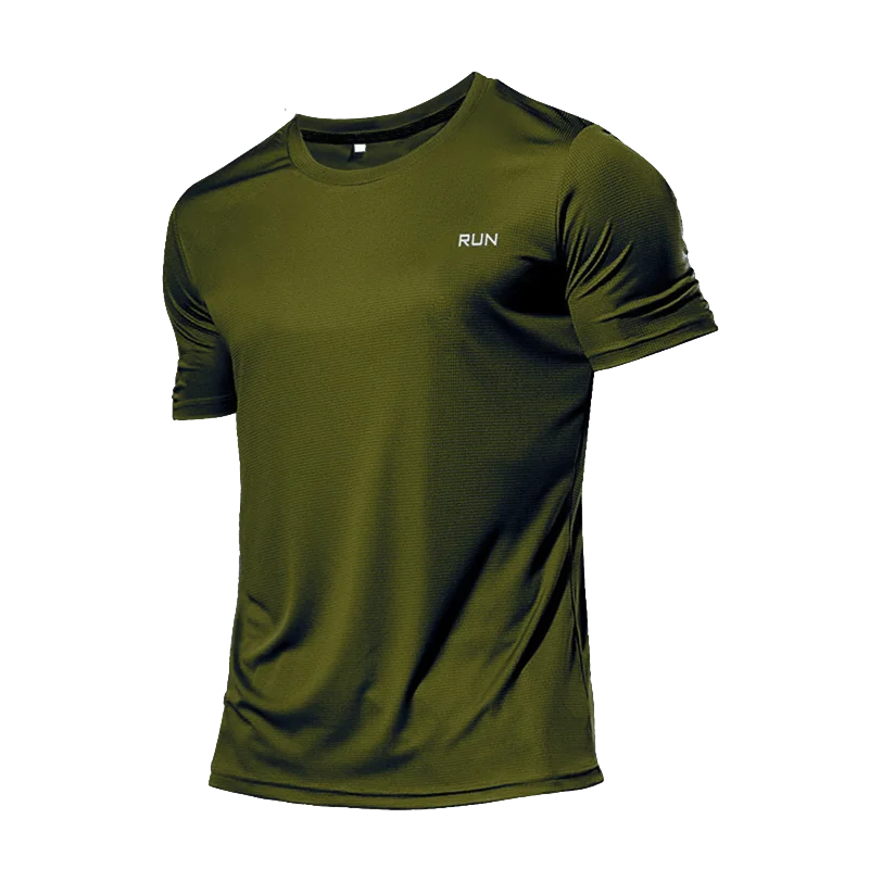 2026 Summer New T-Shirt For Men Casual White T-Shirts Man Short Sleeve Top Breathable Tees Quick Dry Gym Shirt Male Clothes