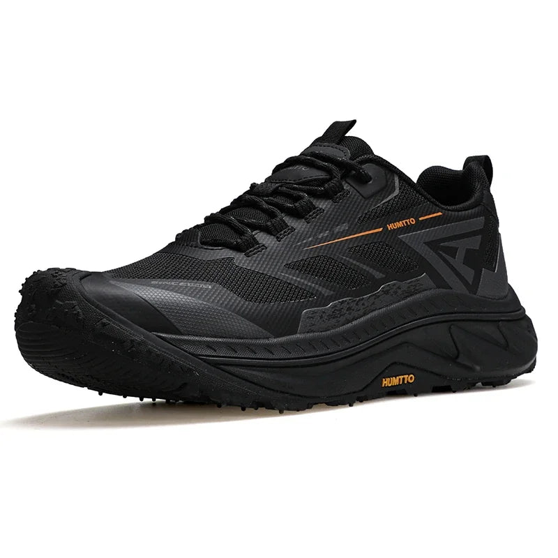 HUMTTO Trail Running Shoes Designer Sports Tenis Man Casual Sneaker for Men Breathable Lightweight Outdoor Black Men's Sneakers
