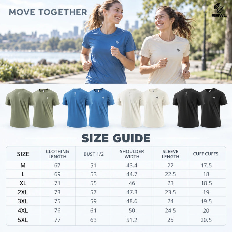 SBWL Female High quality Outdoor hiking Tees running weight loss fitness sports quick drying T-shirt Woman's Ice silk Tops
