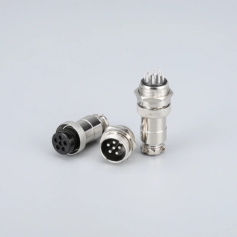 5/10/20Set GX12 GX16 GX20 2 3 4 5 6 7 8 9 10 12 14 15 Pin Male&Female Docking Aviator Aviation Plug Rear Nut Socket Connector