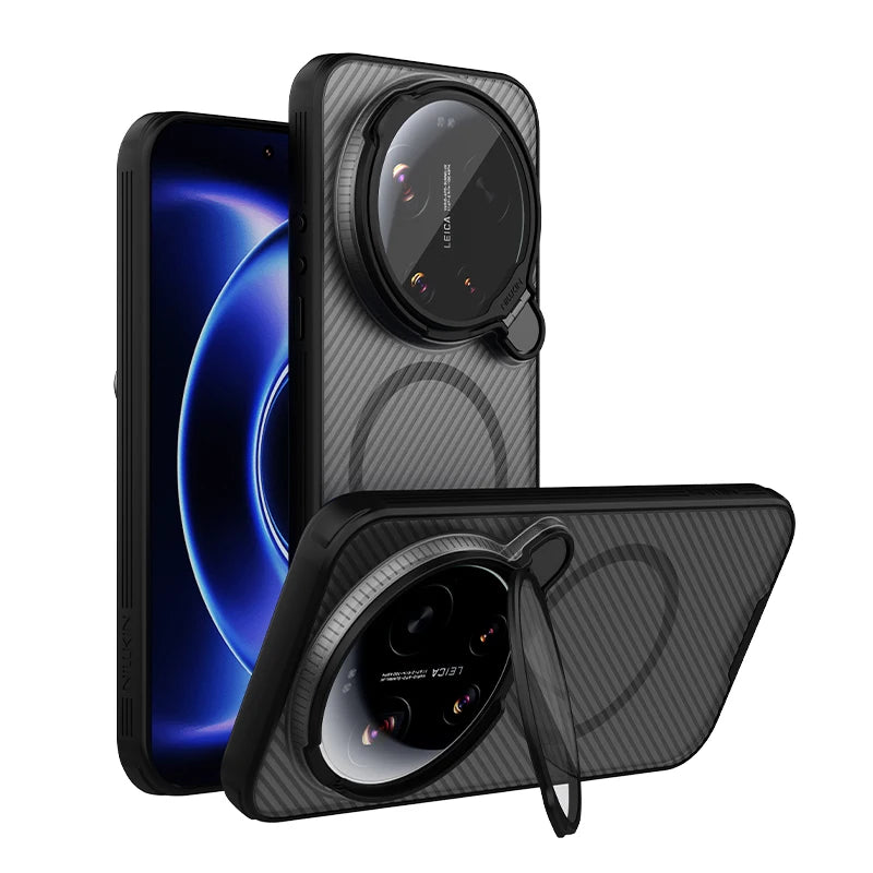 NILLKIN For Xiaomi 17 Ultra Magsafe Case CamShield Prop With Lens Protection Magnetic Wireless Charging Cover For Mi 17 Ultra