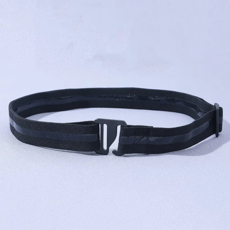 1/2pcs Men'S Shirt Stays,with Anti-Slip Elastic Grip And Adjustable Buckle - Non-Textile Weaved Shirt Holder Straps. Waistband