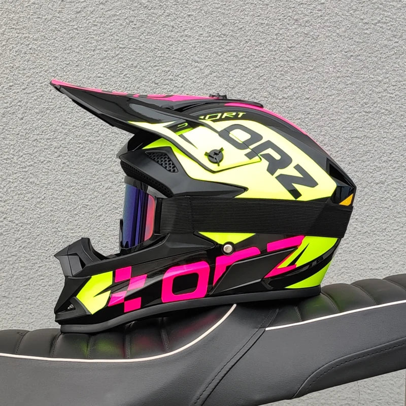 DOT approves universal off-road motorcycle helmets for adults, teenagers, and children, mountain bike downhill cross helmets