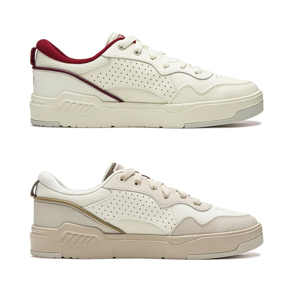 ស្បែកជើងបុរស Li-Ning Common 80s Lifestyle ខ្នើយពីរជាន់ ទន់ ស្រួល រចនាបថ Street Style LiNing Classic Casual Sneakers AGCW013