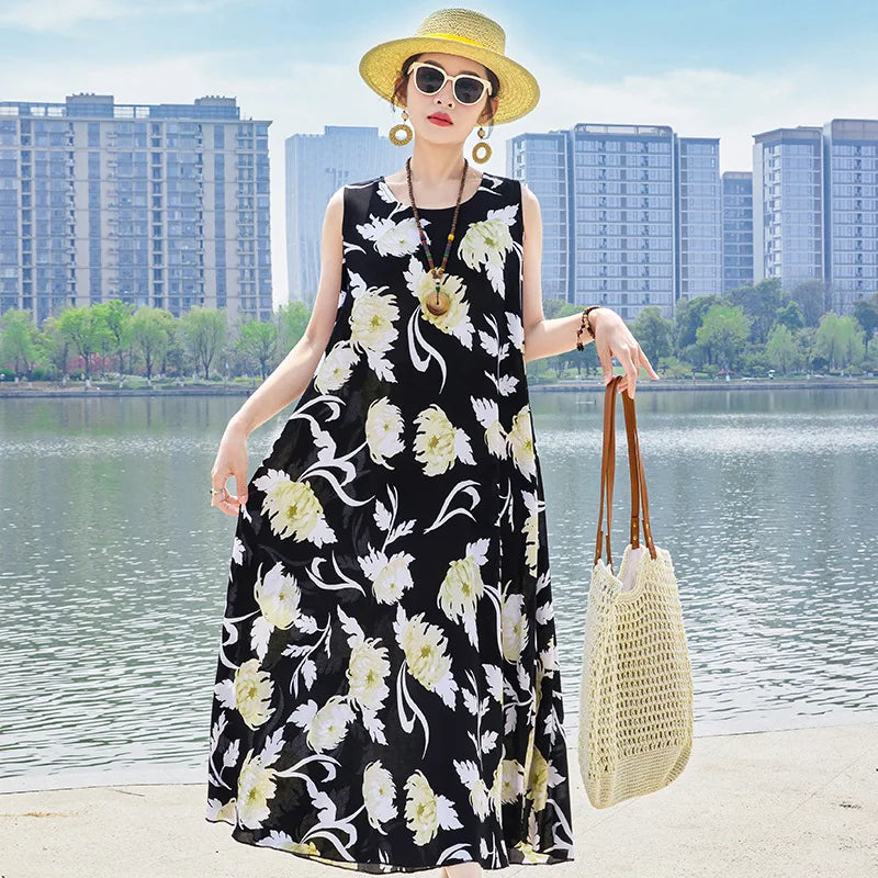 រ៉ូបរាត្រីសិចស៊ី XL-5XL រ៉ូបរាត្រីសម្រាប់នារី អាវធំសម្រាប់នារី អាវកាក់គ្មានដៃ រ៉ូបរាត្រីសម្រាប់នារី