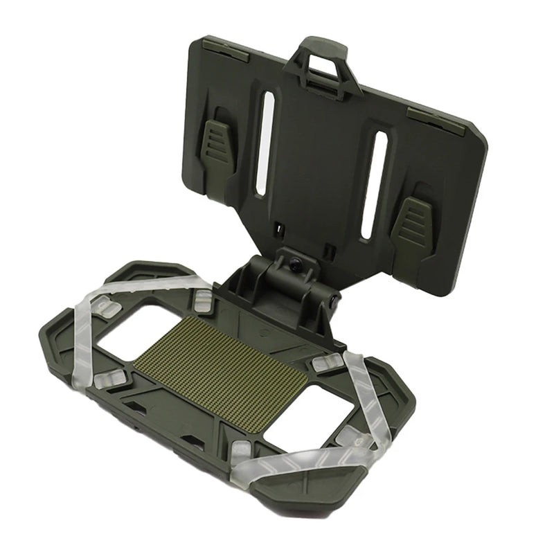 New Tactical MOLLE Folding Navigation Board Airsoft Map Case Mobile Phone Holder Vest Chest Fixed Strap for Airsoft Accessories