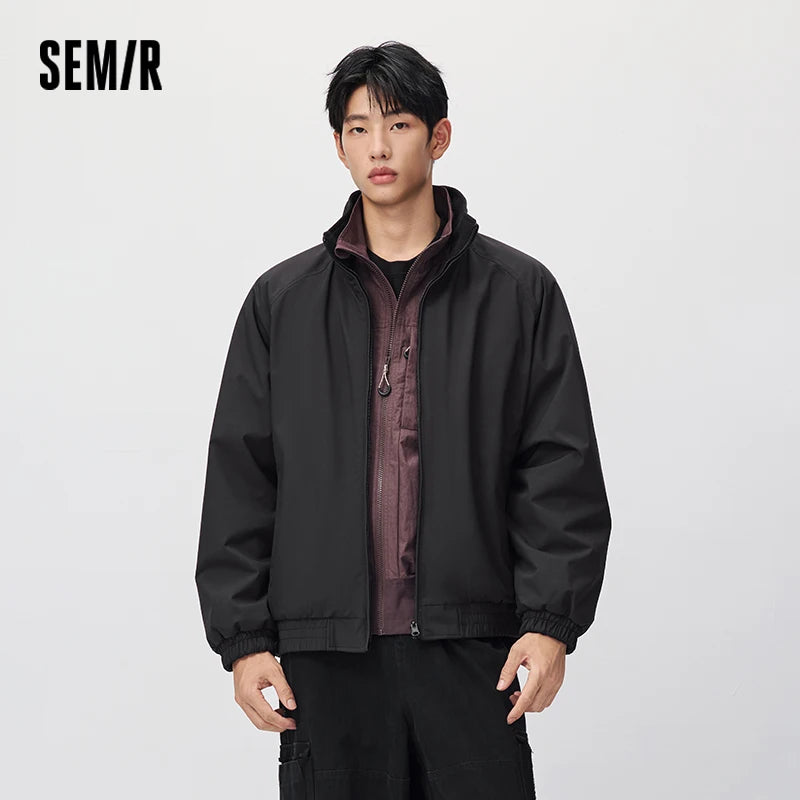 អាវក្រៅរដូវរងាបុរស Semir ដែលអាចបត់បានឆ្នាំ ២០២៦ រដូវរងាថ្មី សម្លៀកបំពាក់ប្រចាំថ្ងៃបែបទីក្រុង ស្ទីលធម្មតា អាកាសធាតុត្រជាក់ សម្លៀកបំពាក់ជាស្រទាប់ៗជារៀងរាល់ថ្ងៃ