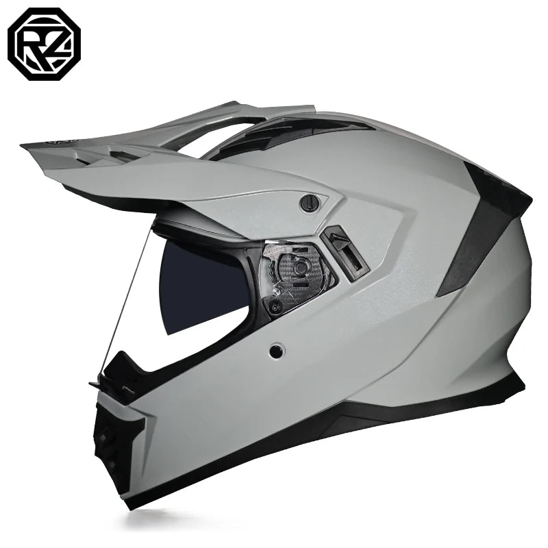 ORZ Motocross Helmet DOT Certification MTB ATV Motorcycle Cascos Carbon Fiber Pattern Off-Road Capacete Motorbike Anti-Glare