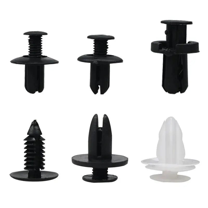 SEAMETAL 100pcs Auto Fastener Clip Kit Fender Rivet Clips Car Body Push Retainer Pin Rivet Bumper Door Trim Panel Retainer Clips
