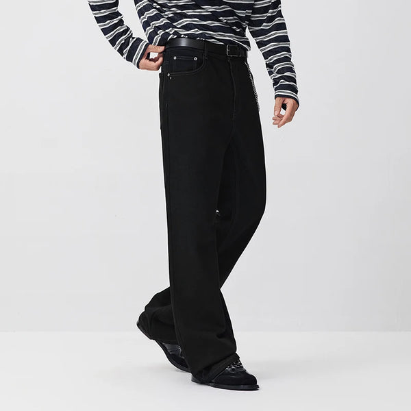 ខោខូវប៊យ Semir សម្រាប់បុរស រាងរលុង ជើងប៉ោង រចនាបថទំនើប ព័ត៌មានលម្អិតអំពីខ្សែសង្វាក់ ឆ្នាំ២០២៦ សម្លៀកបំពាក់ប្រចាំថ្ងៃរដូវរងាថ្មី រចនាបថធម្មតាសម្រាប់ទីក្រុង