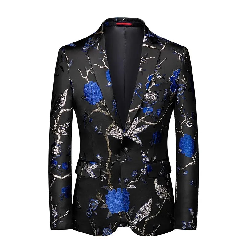2026 New Red Men's Suit Jacket, Wedding Brands Dress Coat, Stylish Slim Man Costume Homme Single-Breasted Asian Sizes  Blazer
