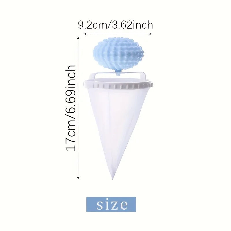 1pc Multifunctional Cleaning Ball for Washing Machine Hair and Debris Collection, Dual-Use Cleaning and Care Ball for Clothes
