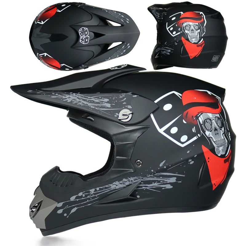ORZ Latest Off-road Motorcycle Helmet ATV SUV Downhill Mountain Bike DH Car Helmet Cross Helmet Capacetes Motocross Dot Abs