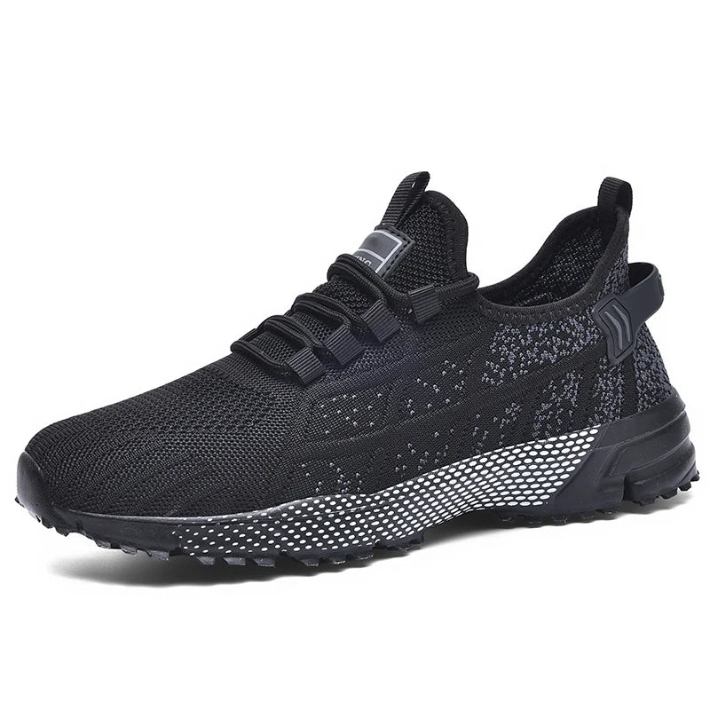 Men's plus size breathable casual sneakers spring summer mesh outdoor racing running shoes student lightweight speed sports shoe