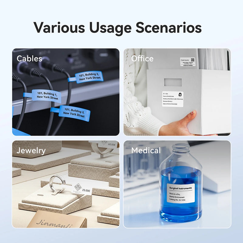 Niimbot M3 Thermal Transfer Label Printer DIY Barcode Price Tag Adhesive Sticker Label Maker for Jewelry Retail Perfume Business