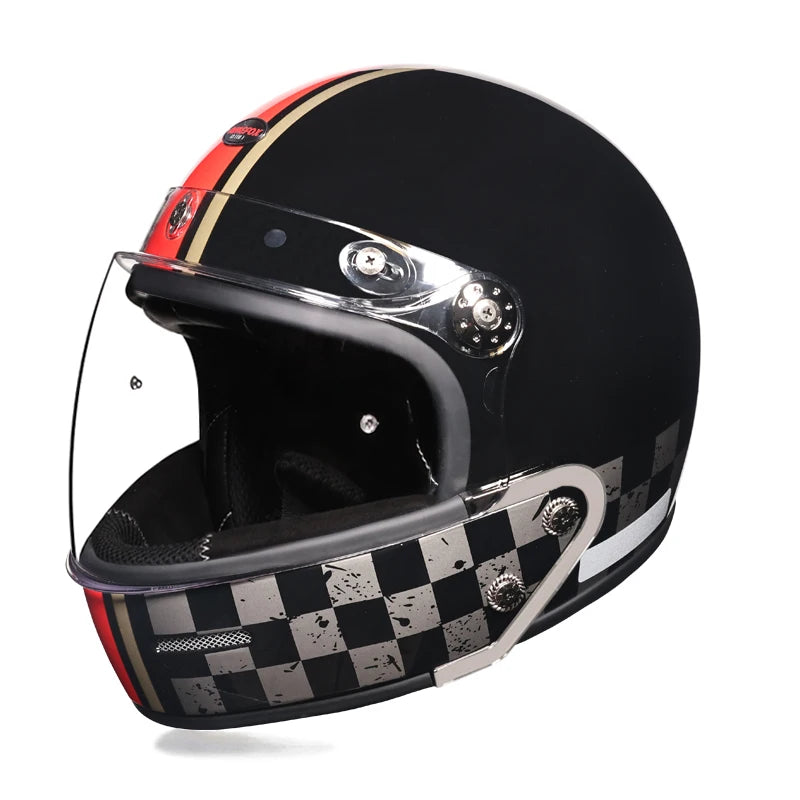 High quality motorcycle retro helmet multifunctional combination full helmet half helmet coffee shop cruise motorcycle helmet