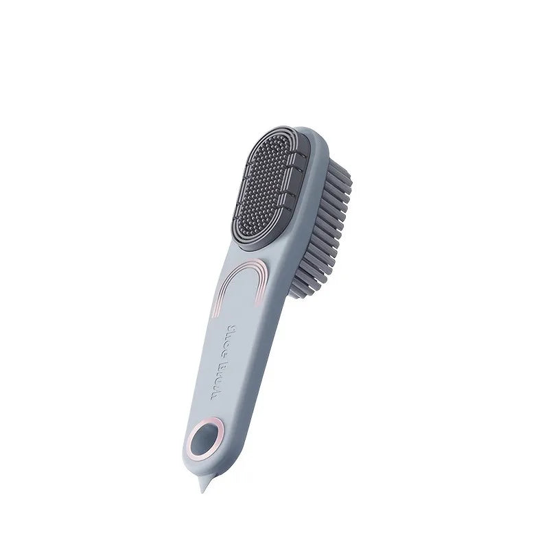 1pc Multi Functional Raw Rubber Suede Shoe Brush Dual Sided Anti Slip Stain Remover For Boots Leather Goods Care,shoe brush
