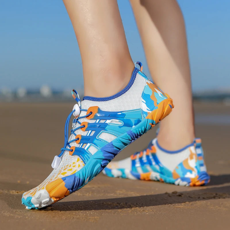 Canyoning shoes Wading summer New fashion Men's swimming dance riding squat yoga shoes breathable light casual water hiking shoe