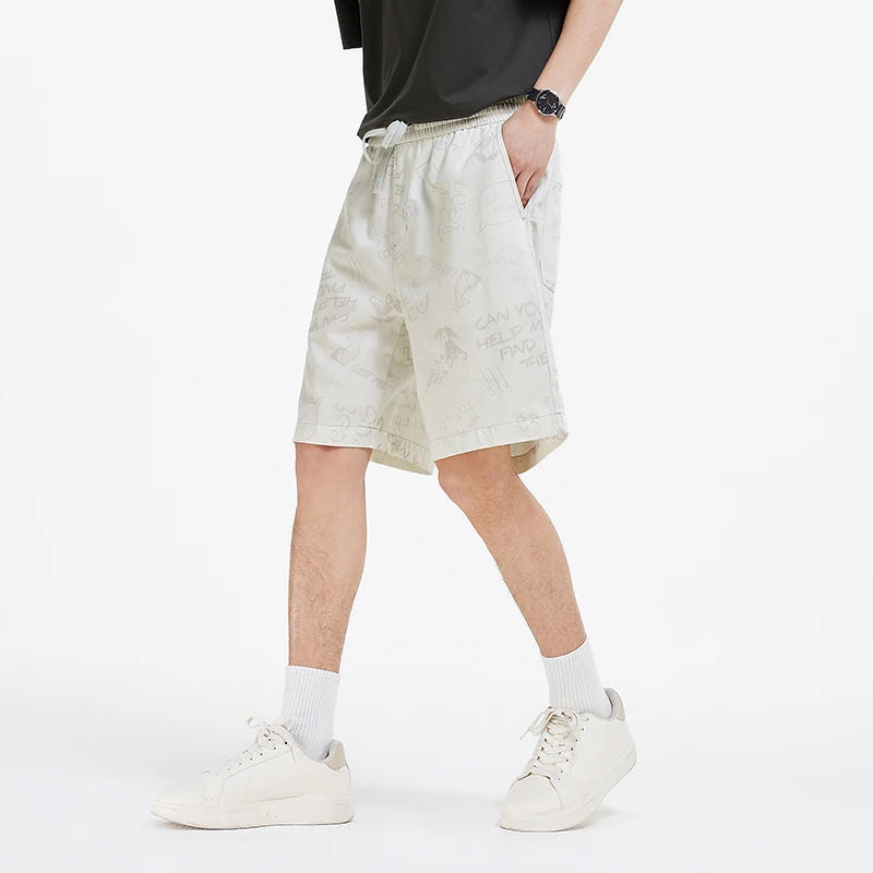 Semir Mens Denim Shorts 2026 Loose Straight Knee Length Casual Style Soft Daily Wear