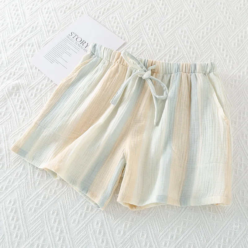 INS Fresh Pure Cotton Summer Pajamas Pants New Printed Sleepwear Pyjamas Women Home Wear Night Shorts Pantalon De Pijama
