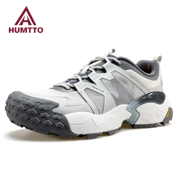 HUMTTO Outdoor Non-slip Sports Shoes Trekking Shoes for Men Breathable Hiking Sneakers Man Comfortable Walking Climbing Sneaker