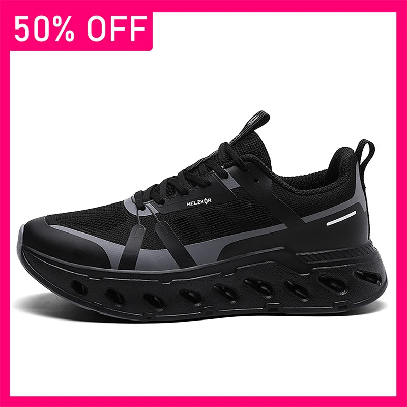 Men Sports Shoes New Fashionable Versatile Lightweight Comfortable Thick Soled Running Shoes Autumn Outdoor Fitness Sports Shoes