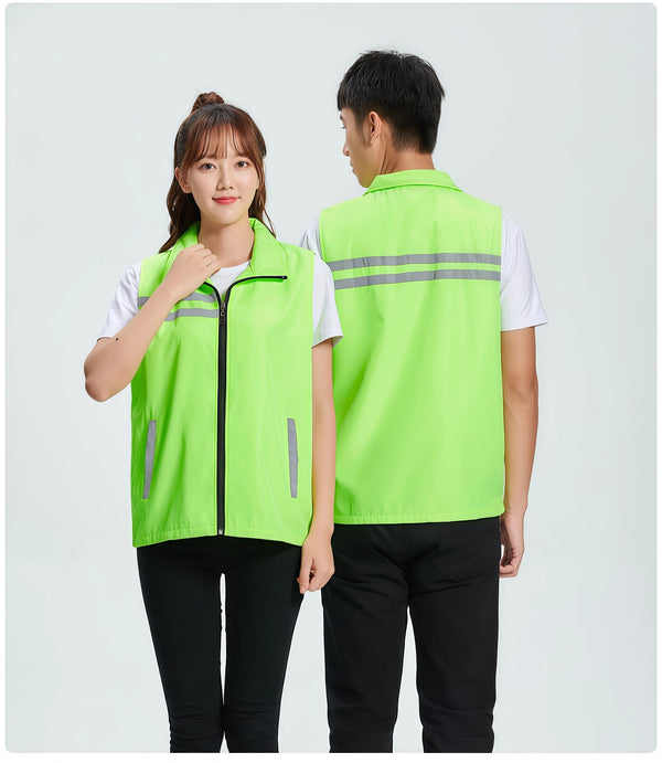 Four Seasons safety vest working clothes for construction emergency management rescue patrol delivery clothing custom logo
