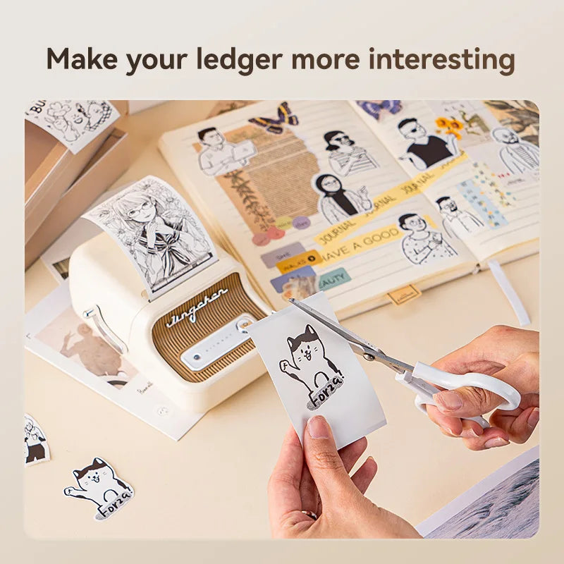 NiiMbot 300 DPI B21 Pro Thermal Printer Cardboard Label High-definition Photo Printing Sticker Photo Paper With Adhesive Backing