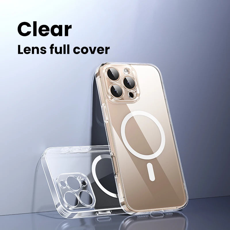 UGREEN Black Magnetic Case for iPhone 16 Pro Max Cases Shockproof Cover for iPhone 15 Plus 15pro for Magsafe Macsafe Case