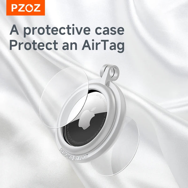 PZOZ For Airtag Gen 1/2 Case Track Positioner Buckle air tag case airtags anti-loss keychain GPS Case Protective Cover