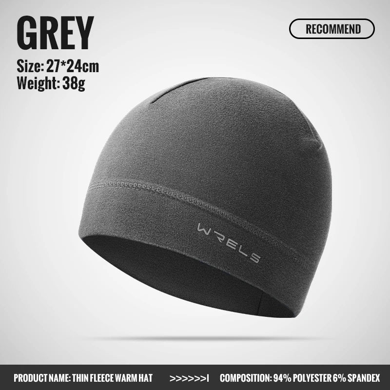 WRELS Winter Thermal Running Sports Hats Soft Windproof Beanie Hat Hiking Cycling Running Snowboard Ski Warm Outdoor Sports Hat